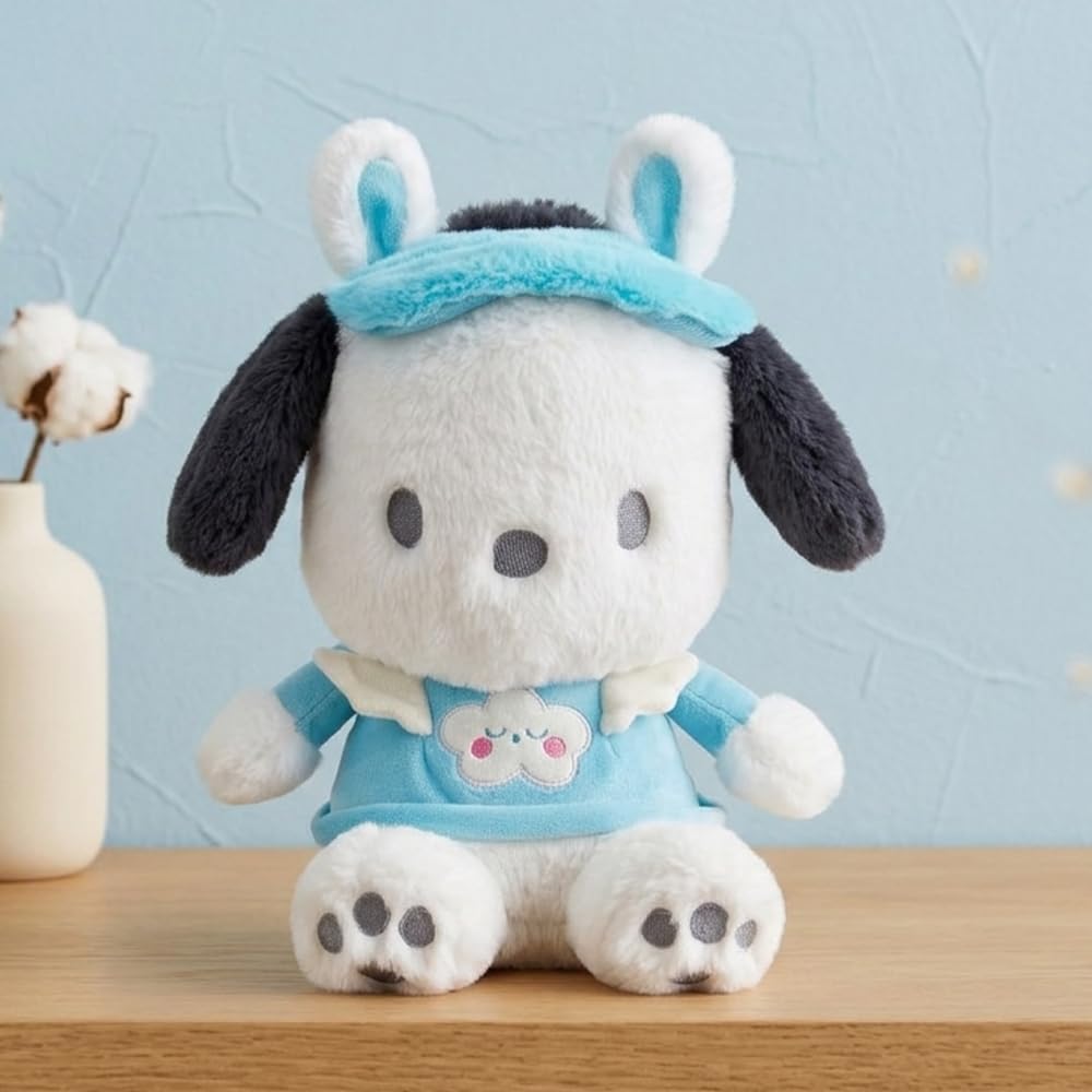 Mirada Official Sanrio Pochacco Soft Plush Toy | Cute Blue Puppy Stuffed Toy for Kids & Girls | Soft Toys for Kids, Cute Soft Toys, Stuffed Animals,...