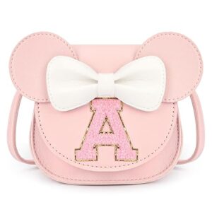 Toddler Purse for Girls – Birthday Gift for 3-8 Year Old Girl – Cute Mini Sling Bag/Side Bag/Crossbody Handbag – Kids Wallet Toy for Girls - Pink