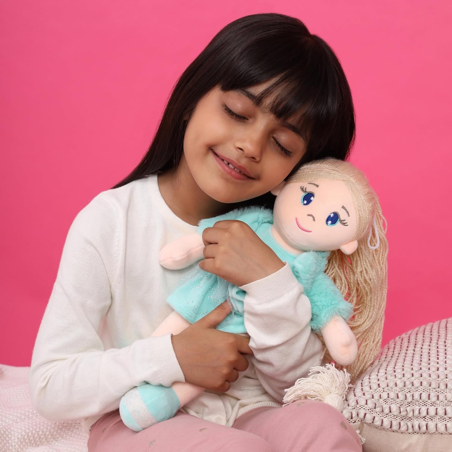 Mirada Huggable Bella Gudiya/Doll Soft Toy for Girls/Kids -42 cm |Cute Cuddle Companion | Washable and Super Soft Fabric Body |Stuffed Plush | Ideal Gift.. - Image 3