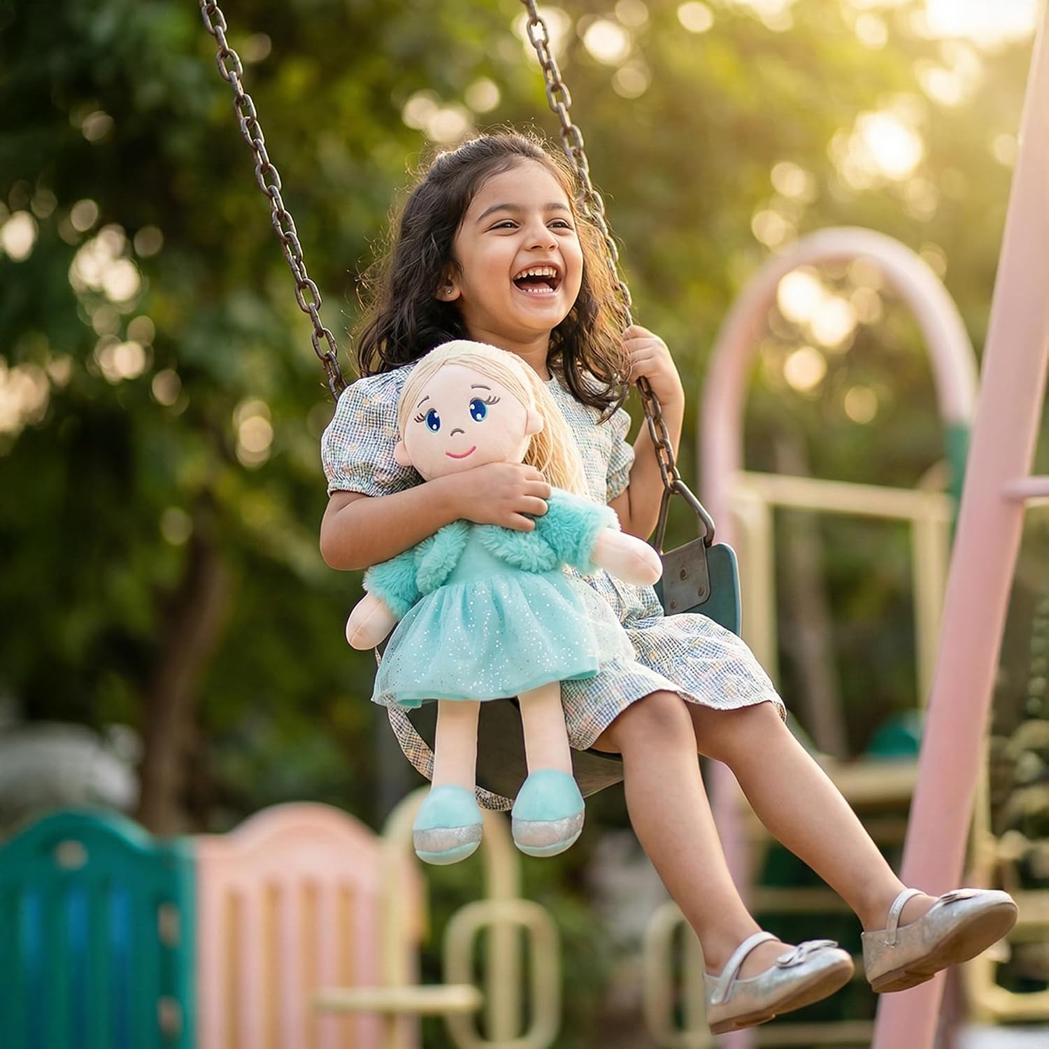 Mirada Huggable Bella Gudiya/Doll Soft Toy for Girls/Kids -42 cm |Cute Cuddle Companion | Washable and Super Soft Fabric Body |Stuffed Plush | Ideal Gift.. - Image 4