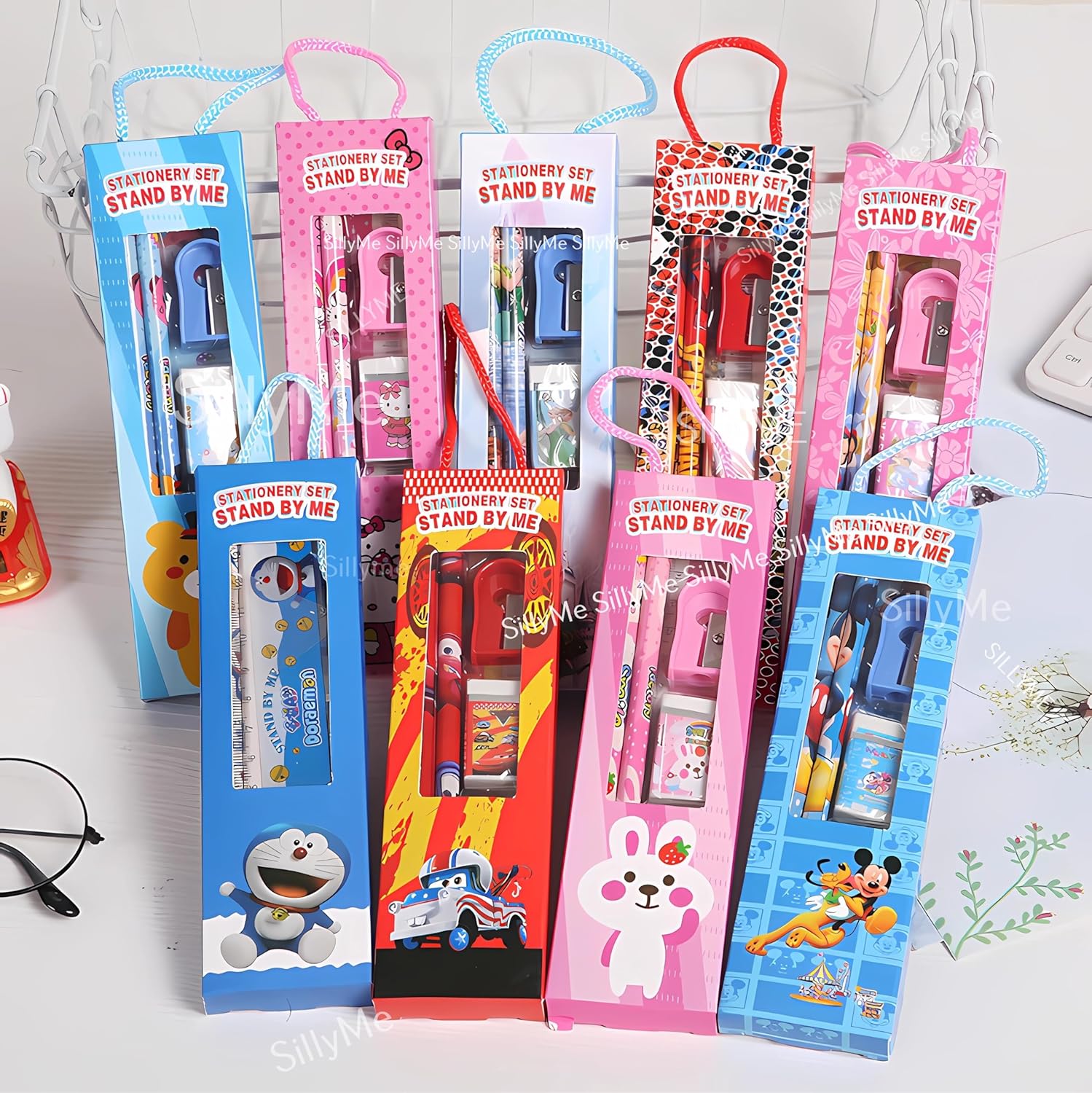 12pcs Stationery Set for Return Gifts Birthday Party for kids - Pencil , scale , eraser - Best Birthday Return Gifts for Kids in Bulk - Return gift for kids birthday Age 6-10 6-12 3 4 5 6 7 8 12 - Image 2